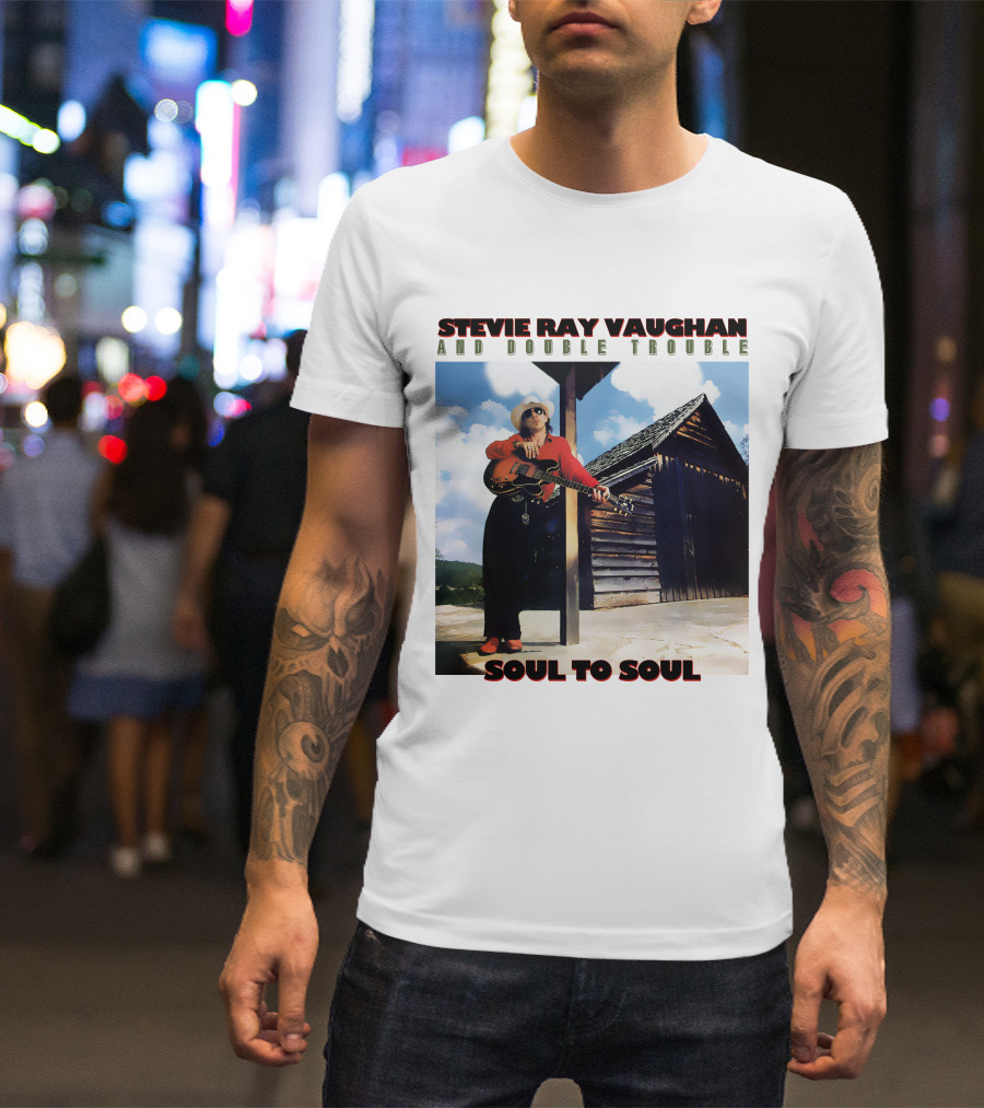 Stevie Ray Vaughan And Double Trouble Soul To Soul T-Shirt