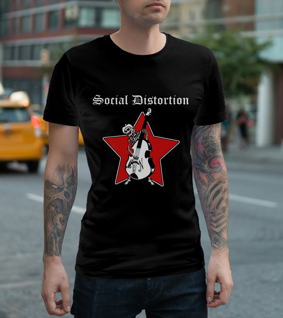 Social Distortion Skeleton Star T-Shirt