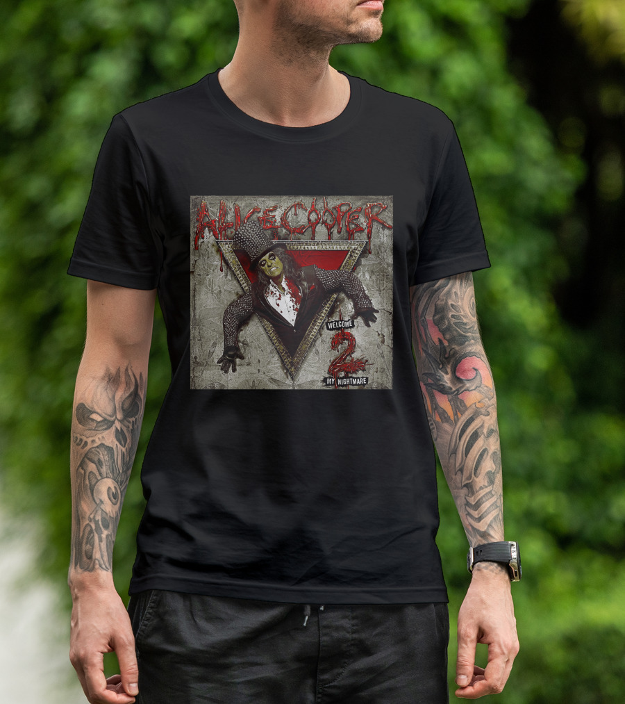 Alice Cooper Welcome 2 My Nightmare Album Art T-Shirt