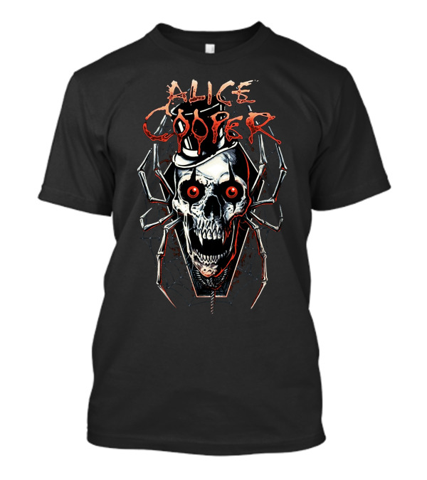 Alice Cooper Skull Spider Vintage T-Shirt