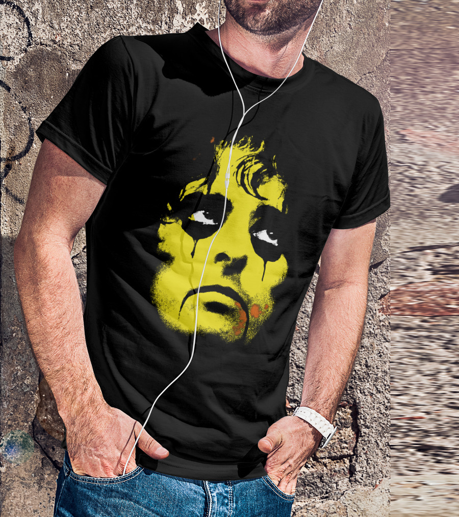 Alice Cooper Classic Rock Horror Face Artwork T-Shirt