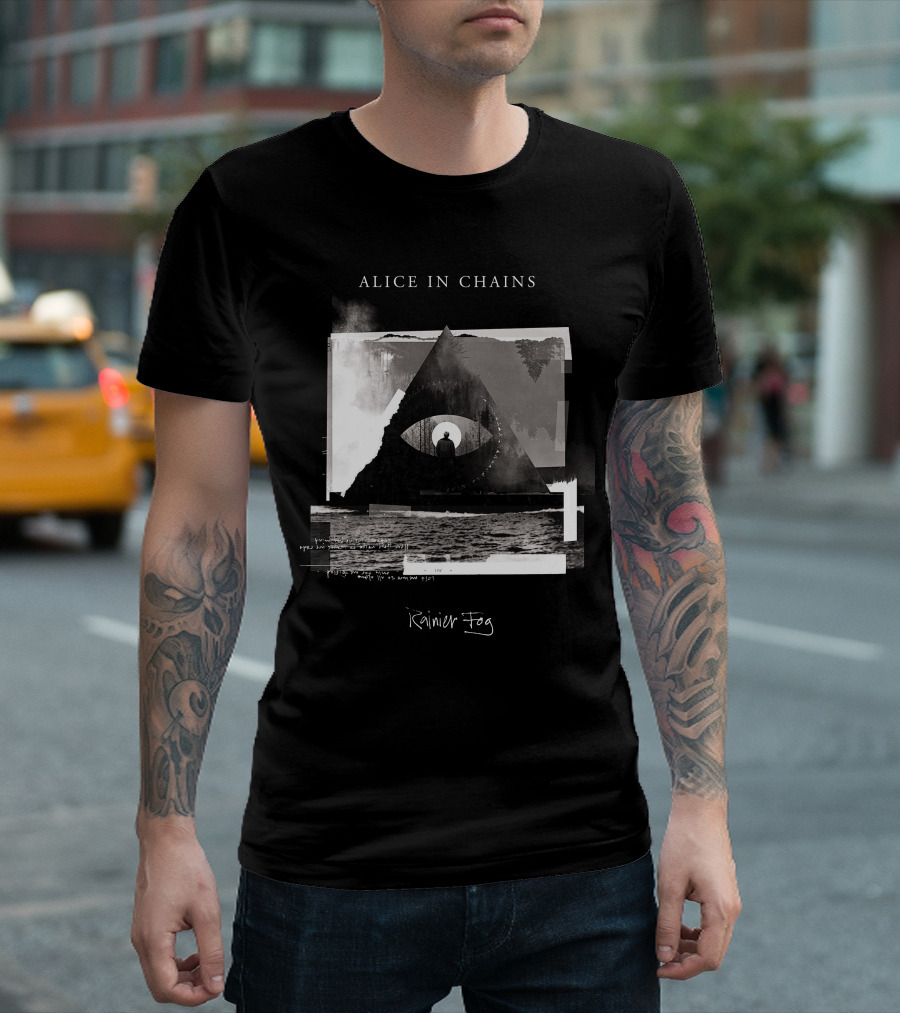 Alice In Chains Rainier Fog 17 Pyramid Eye T-Shirt