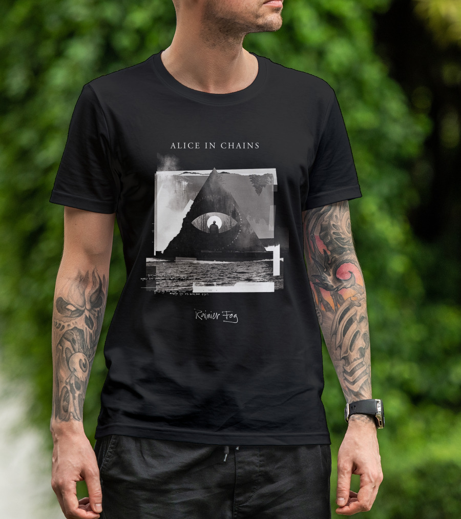 Alice In Chains Rainier Fog 17 Pyramid Eye T-Shirt