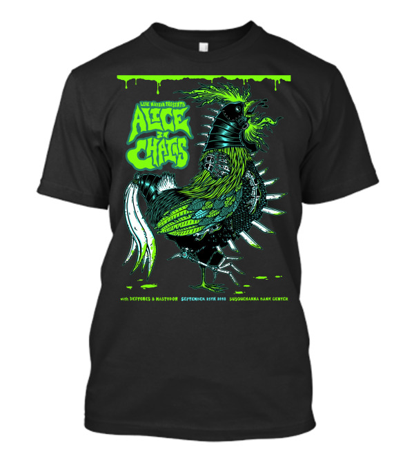 Live Nation Presents Alice In Chains With Deftones & Mastodon September 25Th 2010 Susquehanna Bank Center T-Shirt