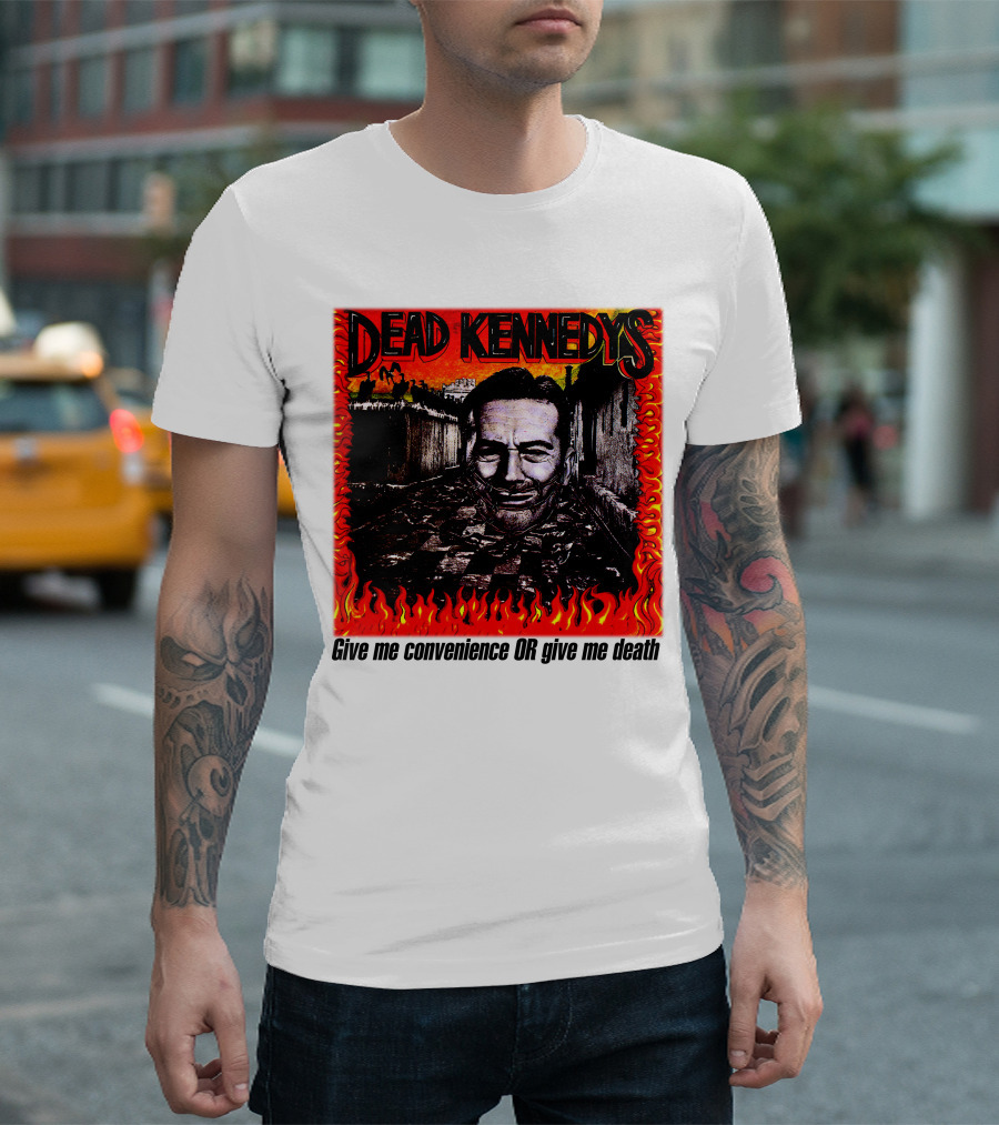 Dead Kennedys Give Me Convenience Or Give Me Death Flames T-Shirt