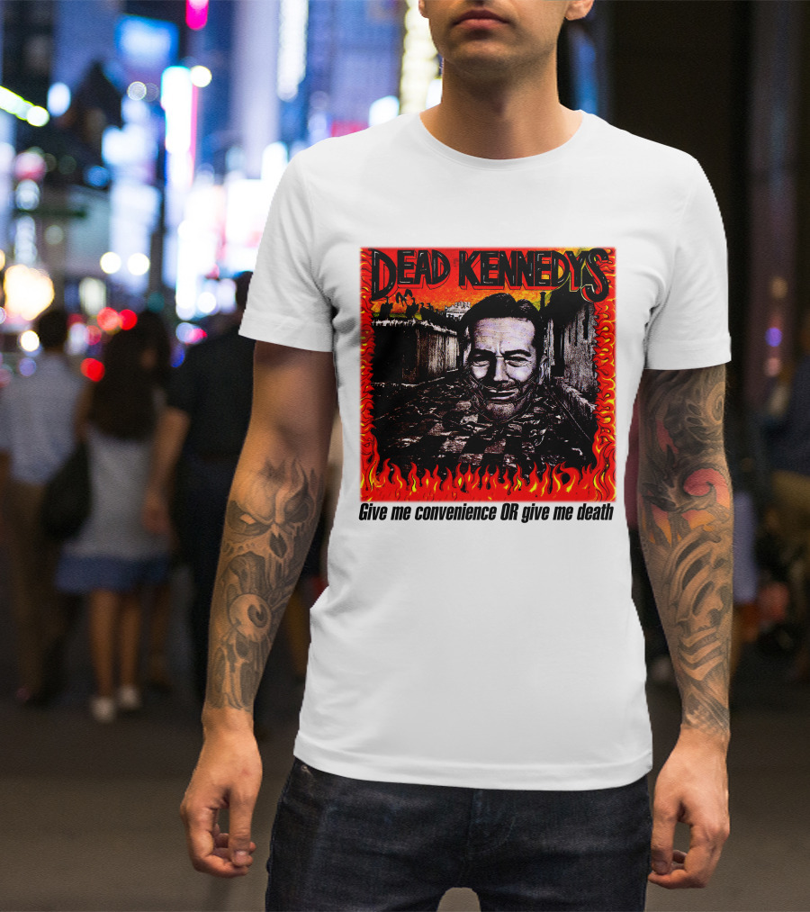 Dead Kennedys Give Me Convenience Or Give Me Death Flames T-Shirt