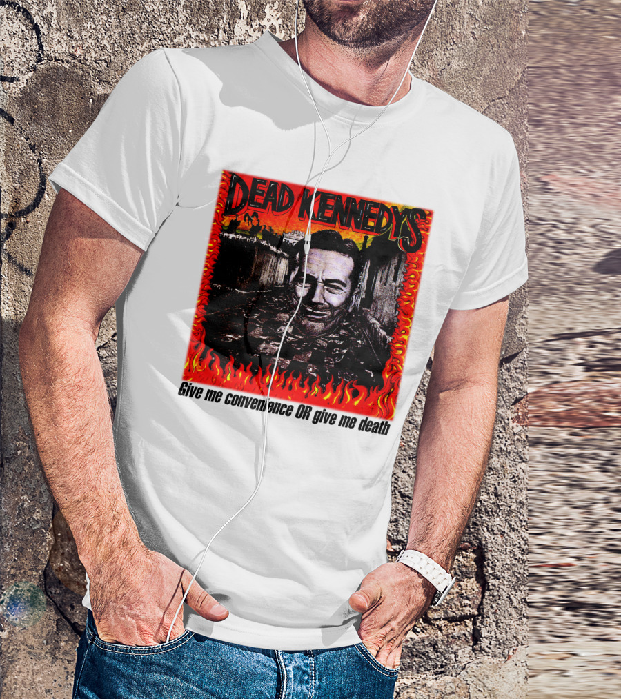 Dead Kennedys Give Me Convenience Or Give Me Death Flames T-Shirt