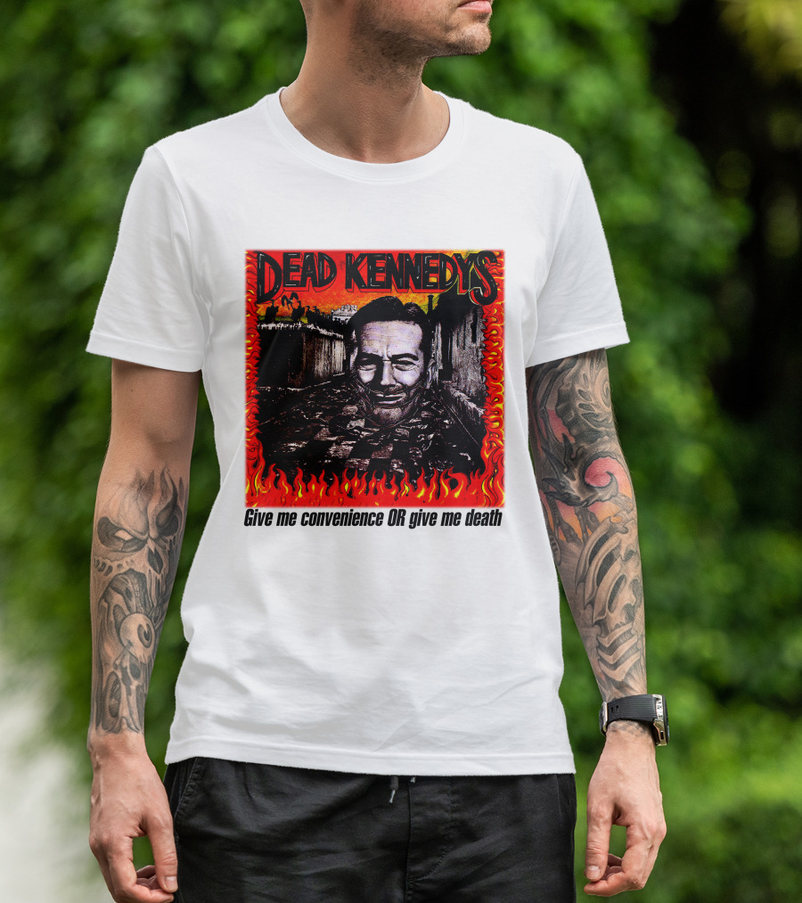 Dead Kennedys Give Me Convenience Or Give Me Death Flames T-Shirt