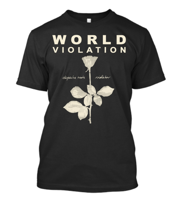 World Violation Depeche Mode Violator Rose T-Shirt