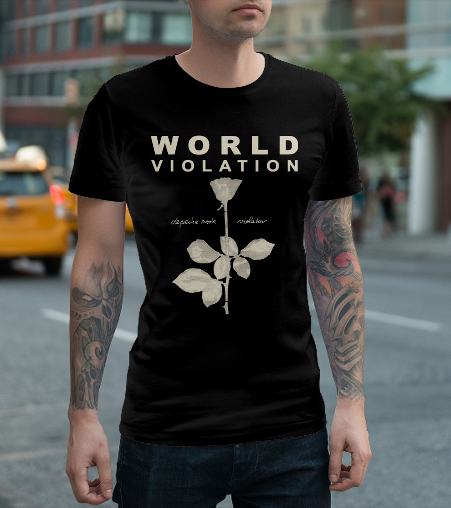 World Violation Depeche Mode Violator Rose T-Shirt