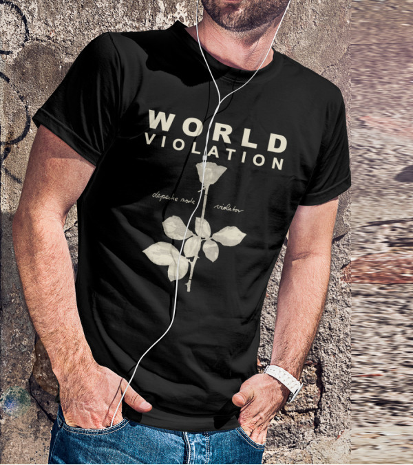 World Violation Depeche Mode Violator Rose T-Shirt