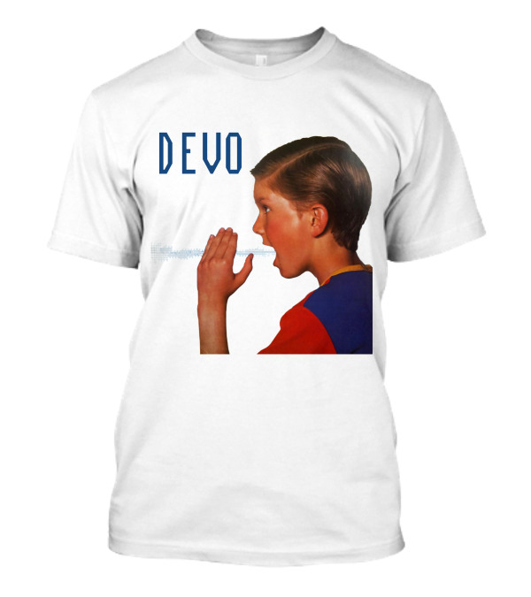 Devo Boy Shouting With Sound Wave T-Shirt