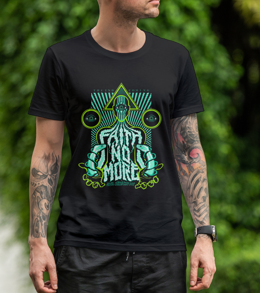 Faith No More The End Coming Mexico Factory July 2019 T-Shirt