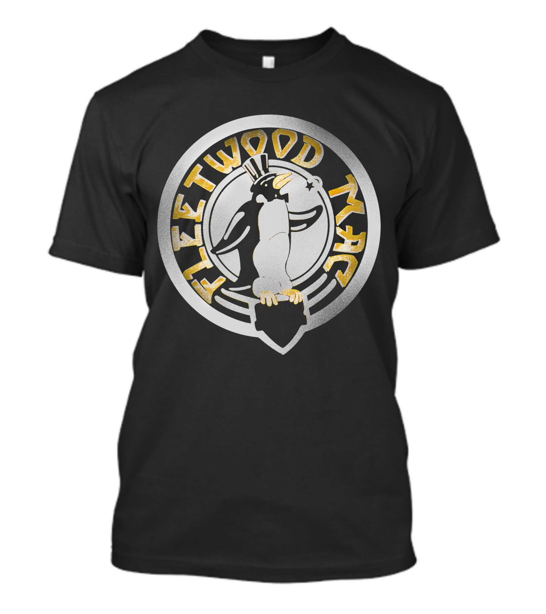 Fleetwood Mac Penguin Logo Vintage Style T-Shirt