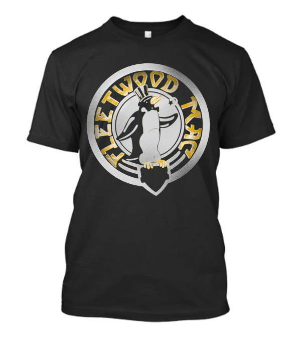 Fleetwood Mac Penguin Logo Vintage Style T-Shirt