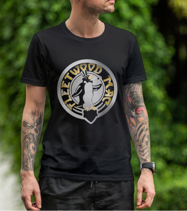Fleetwood Mac Penguin Logo Vintage Style T-Shirt