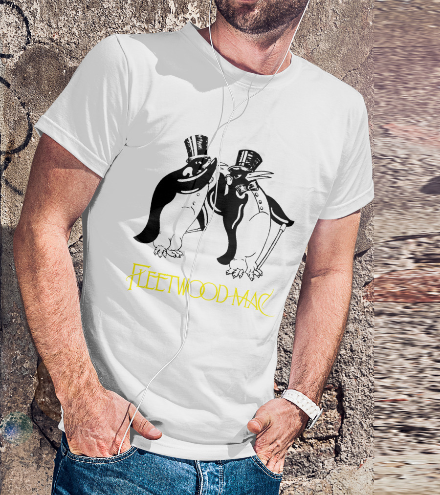 Fleetwood Mac Penguin Top Hat Duo T-Shirt