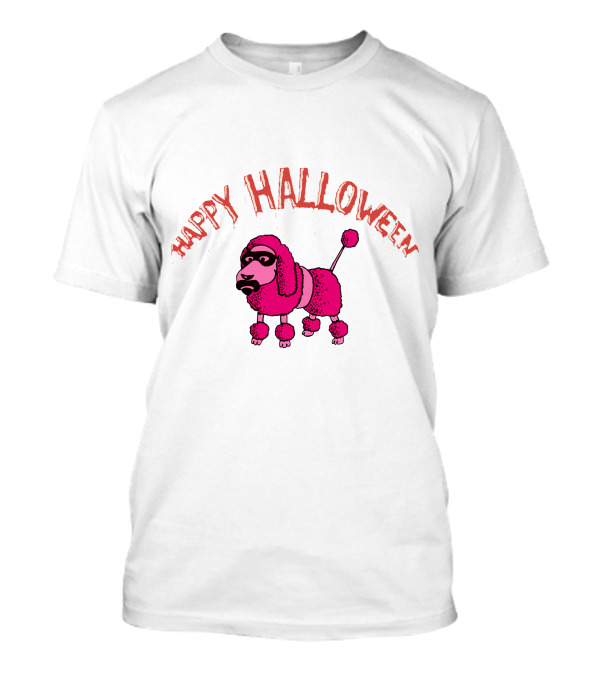 Happy Halloween Pink Poodle Fzp T-Shirt