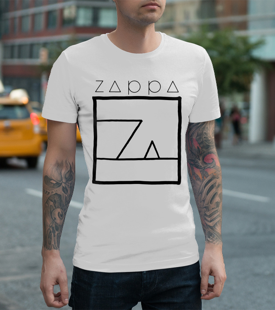Zappa Geometric Minimalist T-Shirt