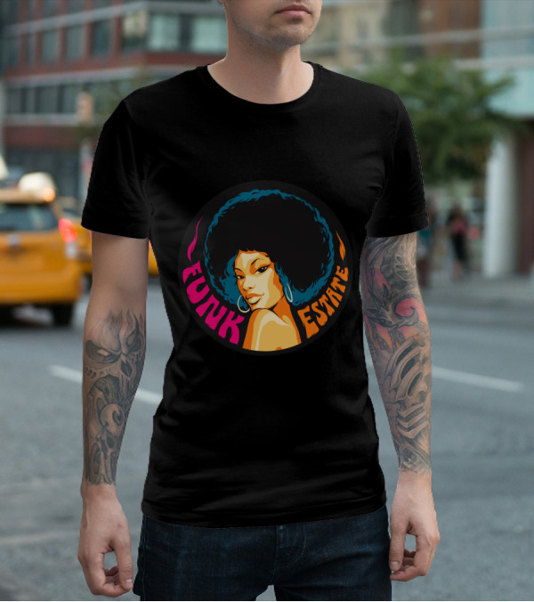 Funk Estate Afro Groove Vintage Style T-Shirt
