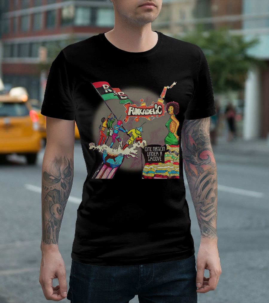 Funkadelic One Nation Under A Groove R&B Vibrant T-Shirt