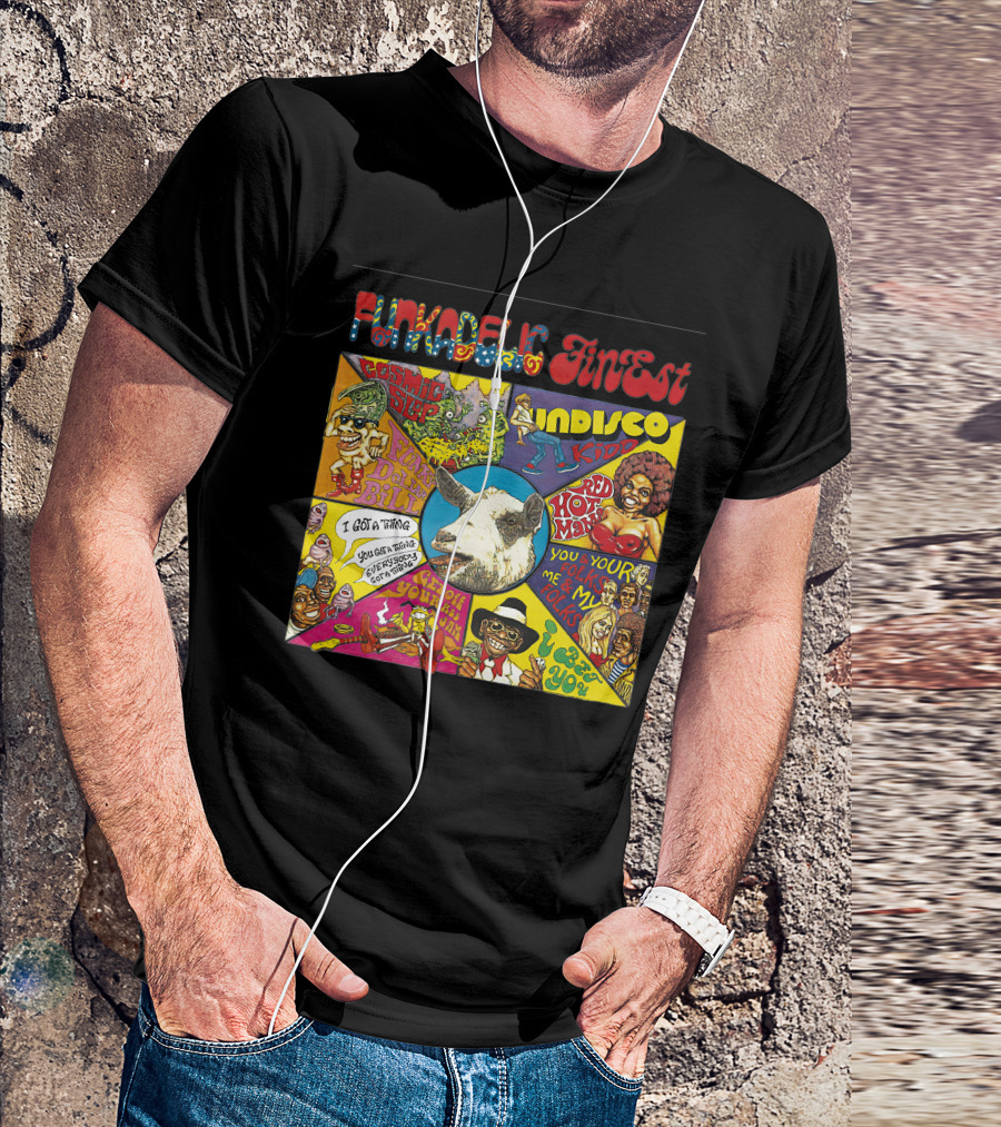 Funkadelic Finest Cosmic Slop Indisco Kid Joyful Bill T-Shirt