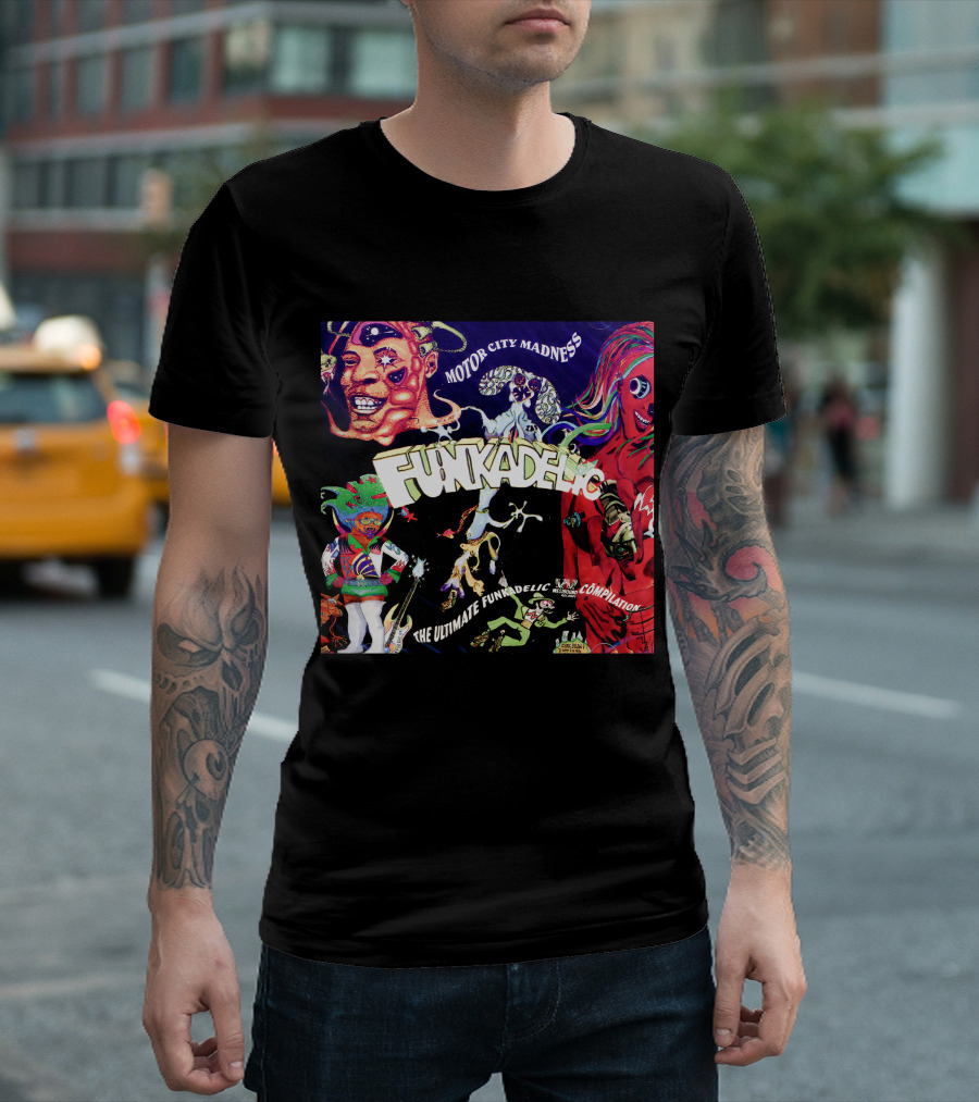 Funkadelic Motor City Madness The Ultimate Funkadelic Compilation T-Shirt
