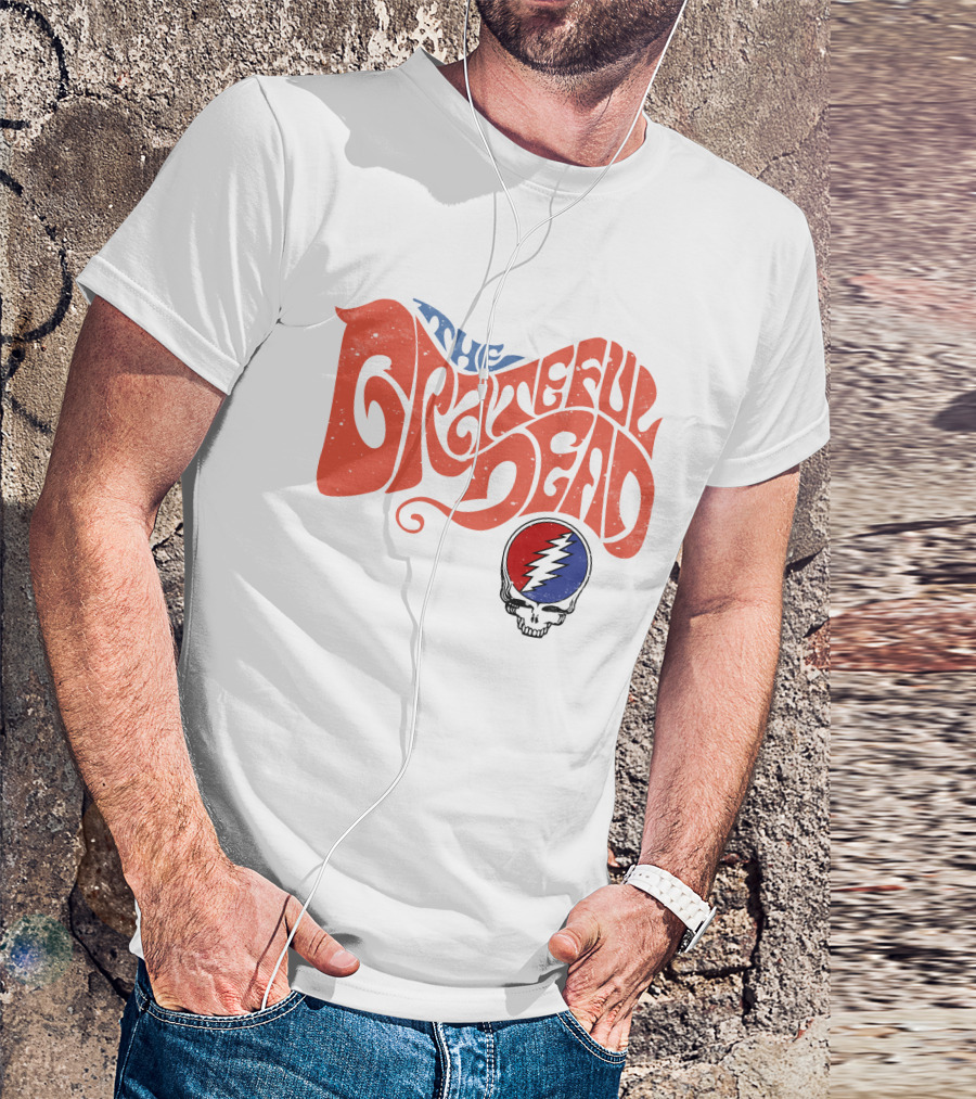 The Grateful Dead Skull Lightning Bolt T-Shirt