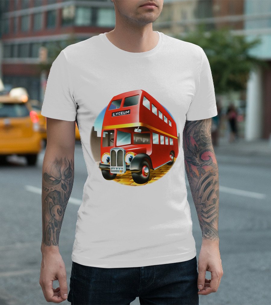 Europe '72 Series 5 - Strand Lyceum London England 5-23-1972 Double Decker Bus T-Shirt