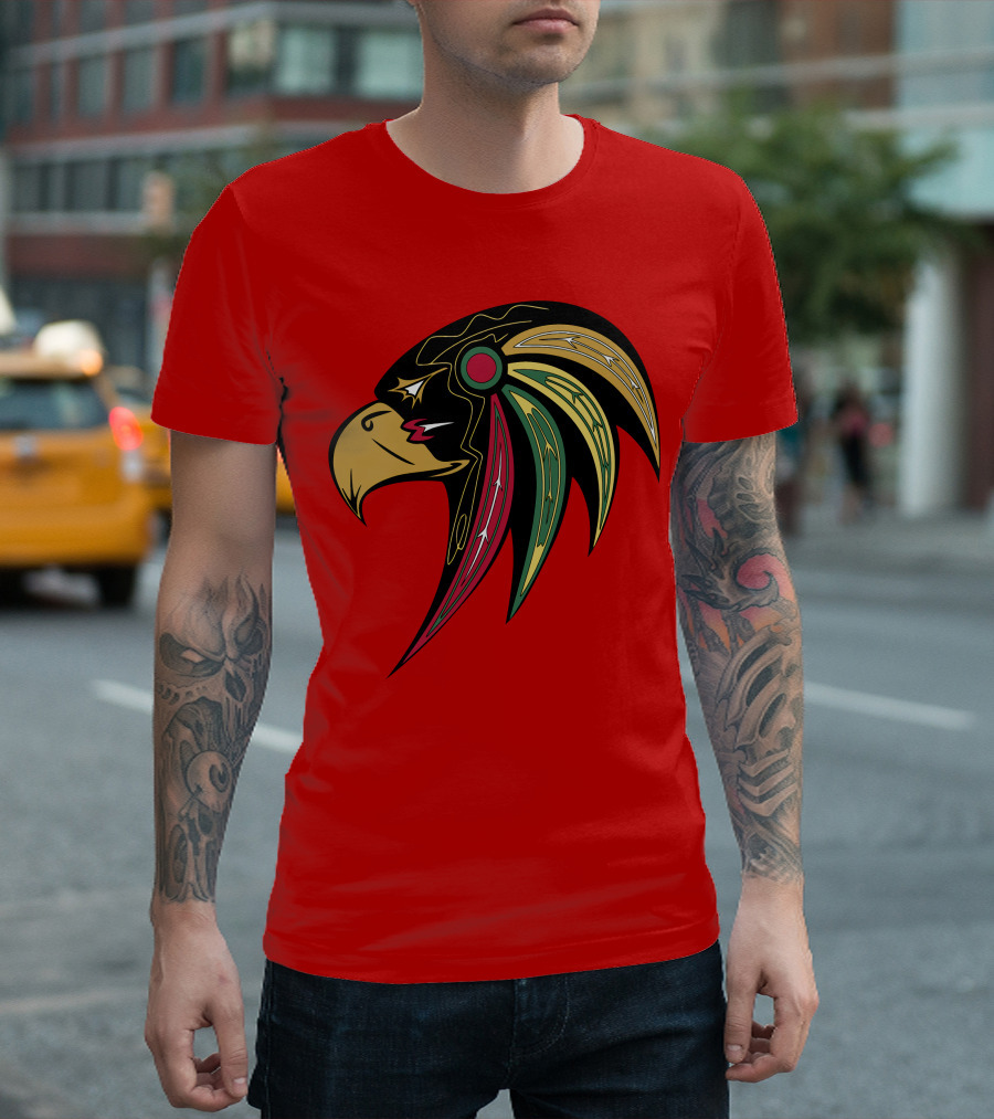 Chicago Blackhawks Hawk Head T-Shirt