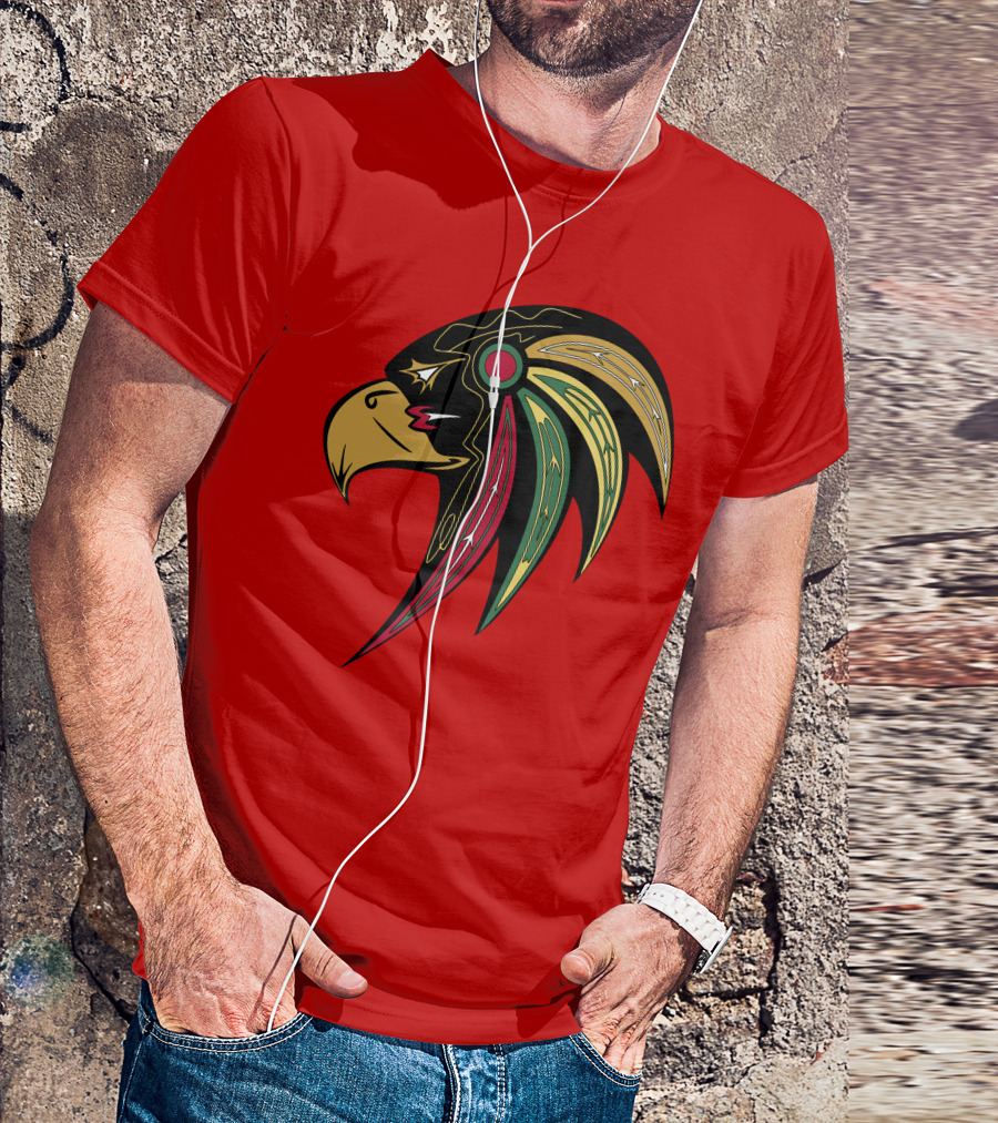 Chicago Blackhawks Hawk Head T-Shirt