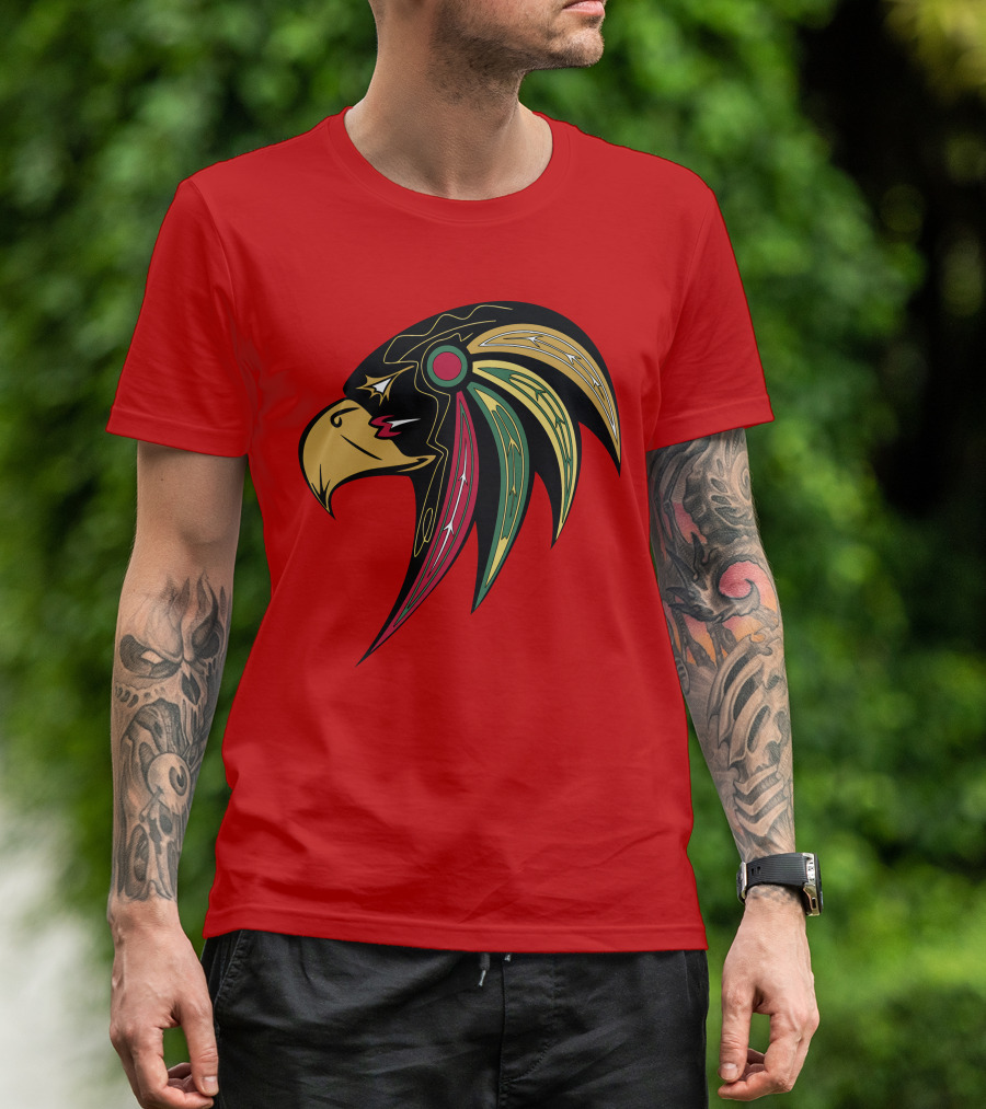 Chicago Blackhawks Hawk Head T-Shirt