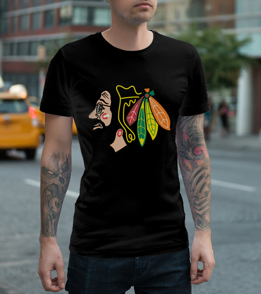 Chicago Blackhawks Grateful Dead Style T-Shirt