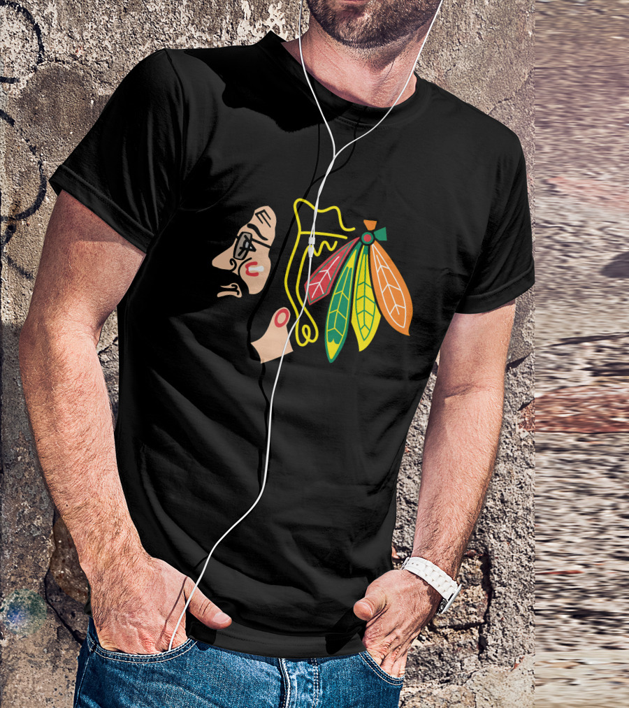 Chicago Blackhawks Grateful Dead Style T-Shirt