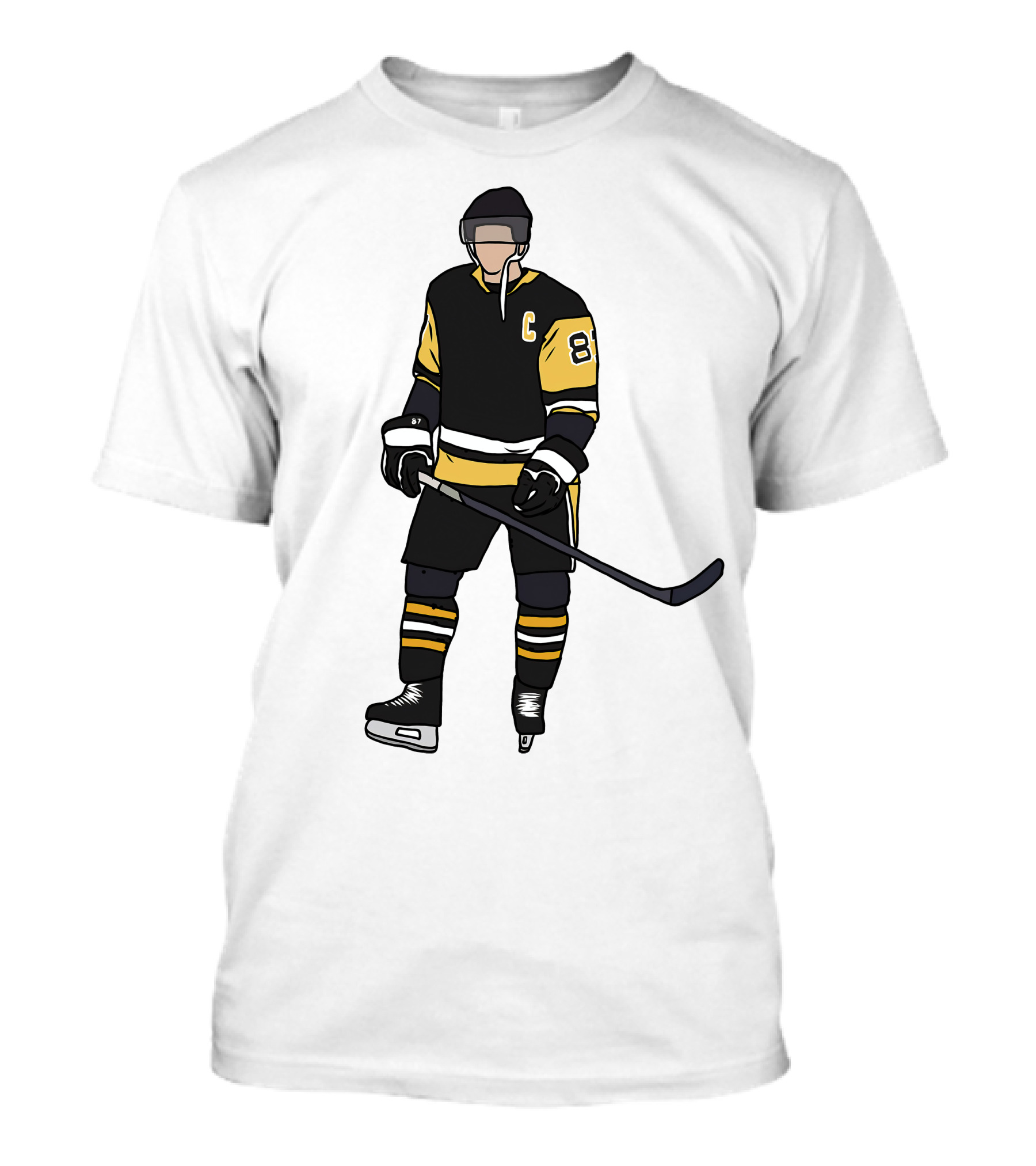 Pittsburgh Penguins Captain 87 Hockey Player T-Shirt