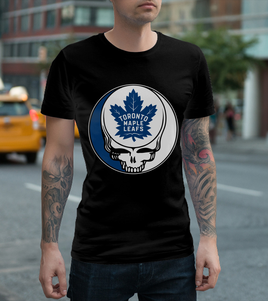 Toronto Maple Leafs Skull T-Shirt