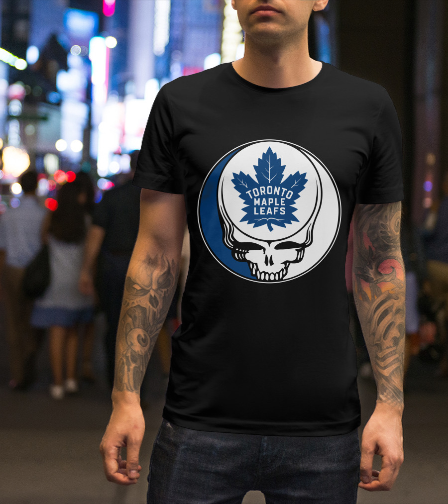 Toronto Maple Leafs Skull T-Shirt