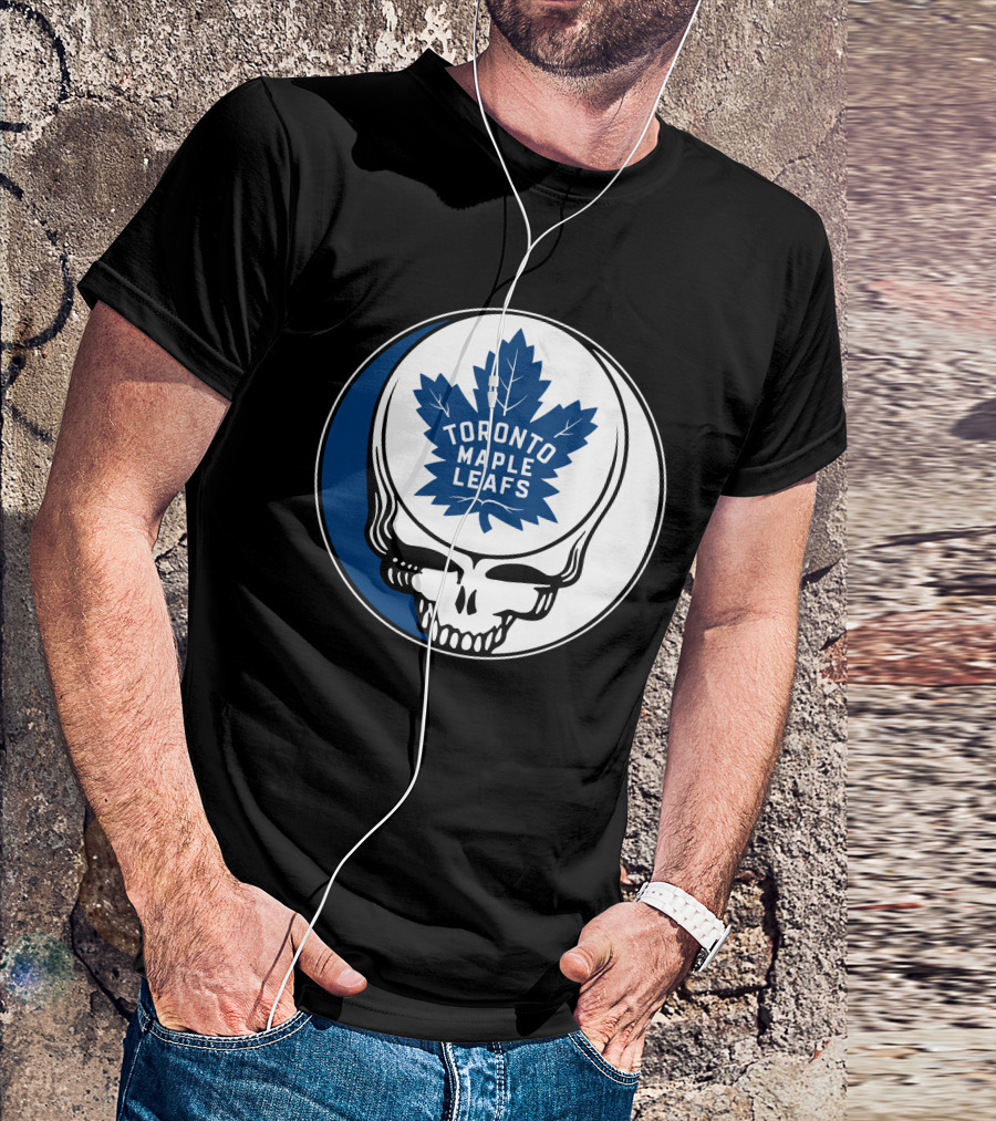 Toronto Maple Leafs Skull T-Shirt