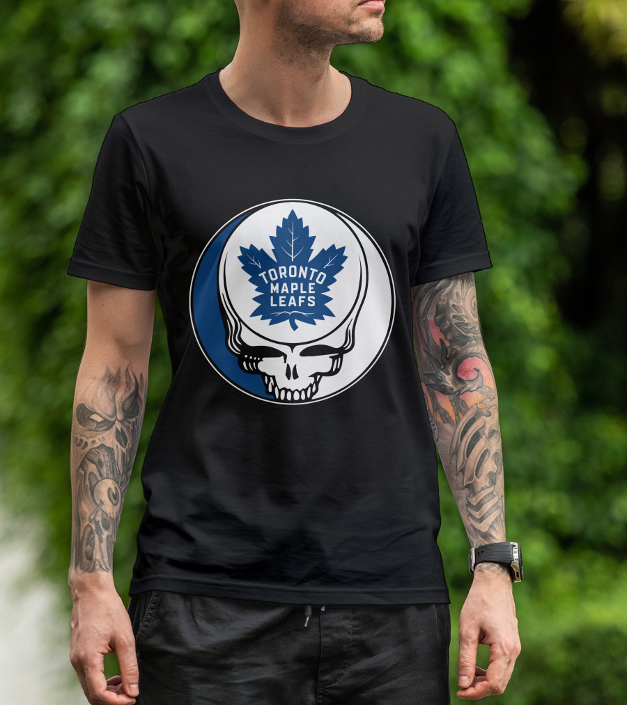 Toronto Maple Leafs Skull T-Shirt