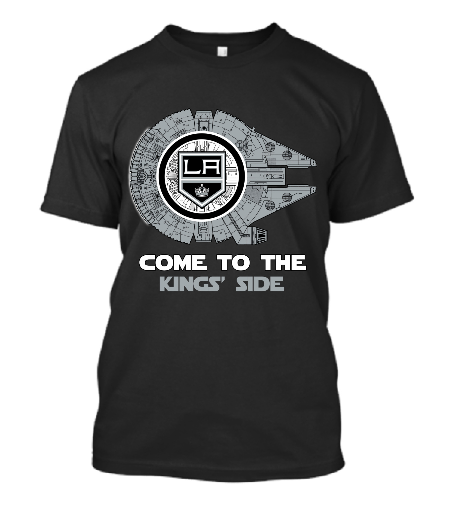 Come To The Los Angeles Kings Side Millennium Falcon T-Shirt