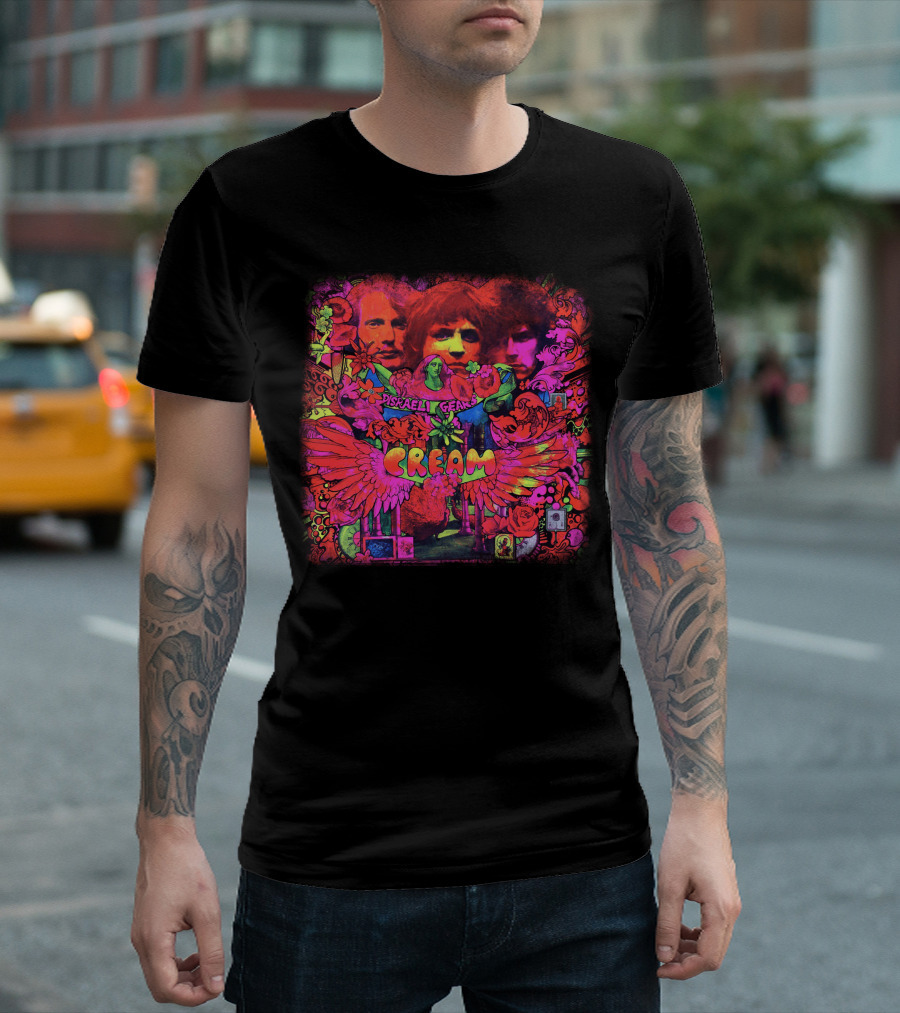 Disraeli Gears Cream Psychedelic Album Art 1967 T-Shirt