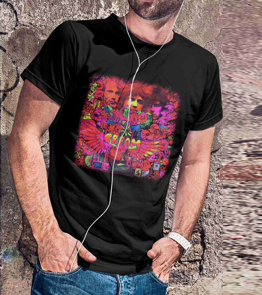 Disraeli Gears Cream Psychedelic Album Art 1967 T-Shirt