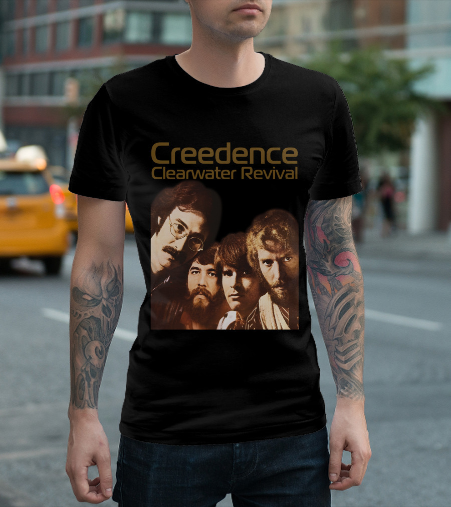 Creedence Clearwater Revival Band Portrait T-Shirt