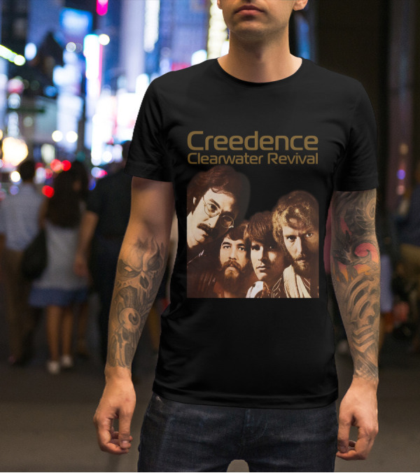 Creedence Clearwater Revival Band Portrait T-Shirt