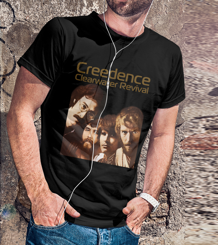 Creedence Clearwater Revival Band Portrait T-Shirt