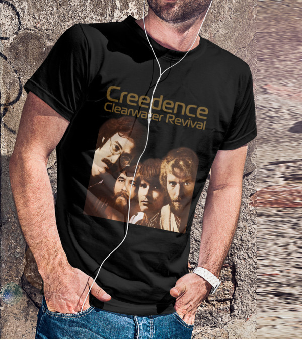 Creedence Clearwater Revival Band Portrait T-Shirt