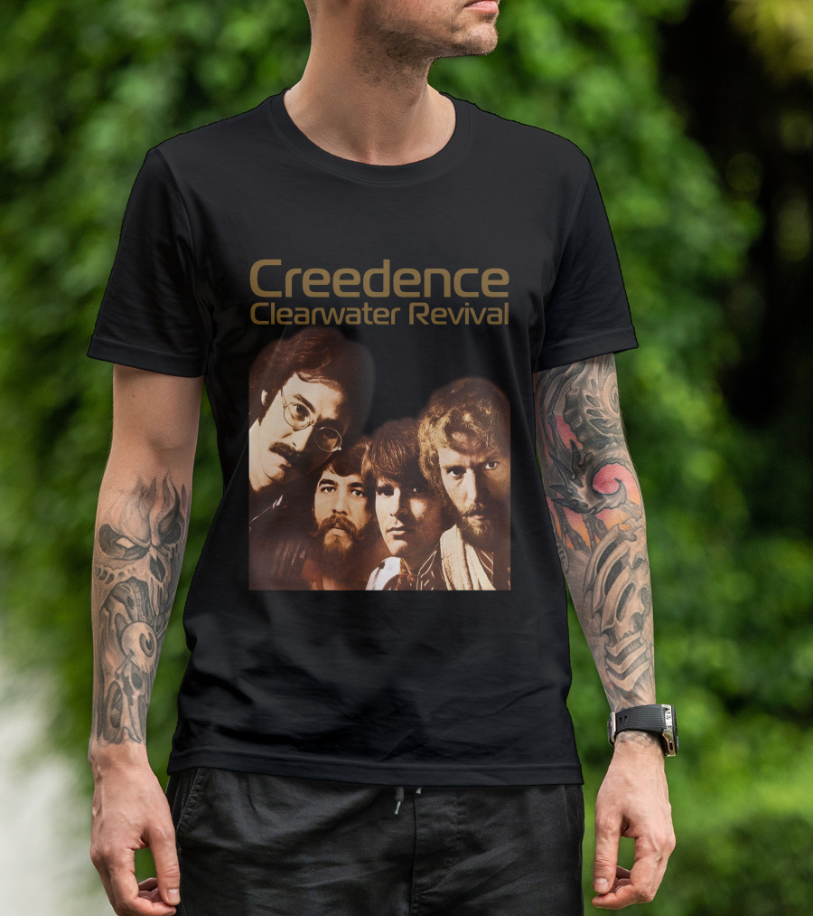 Creedence Clearwater Revival Band Portrait T-Shirt