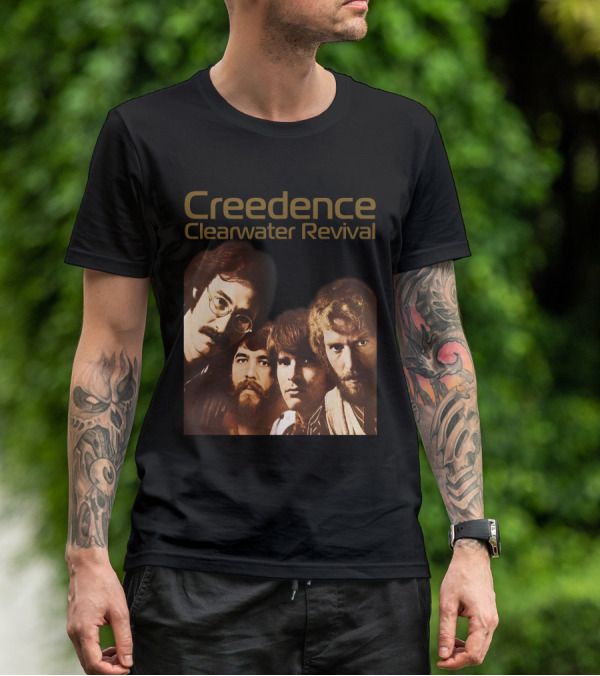 Creedence Clearwater Revival Band Portrait T-Shirt