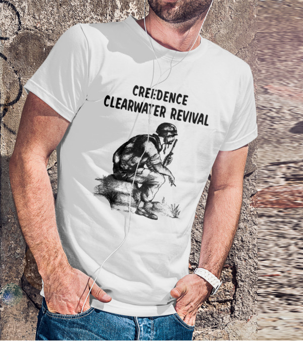 Creedence Clearwater Revival Soldier Art T-Shirt