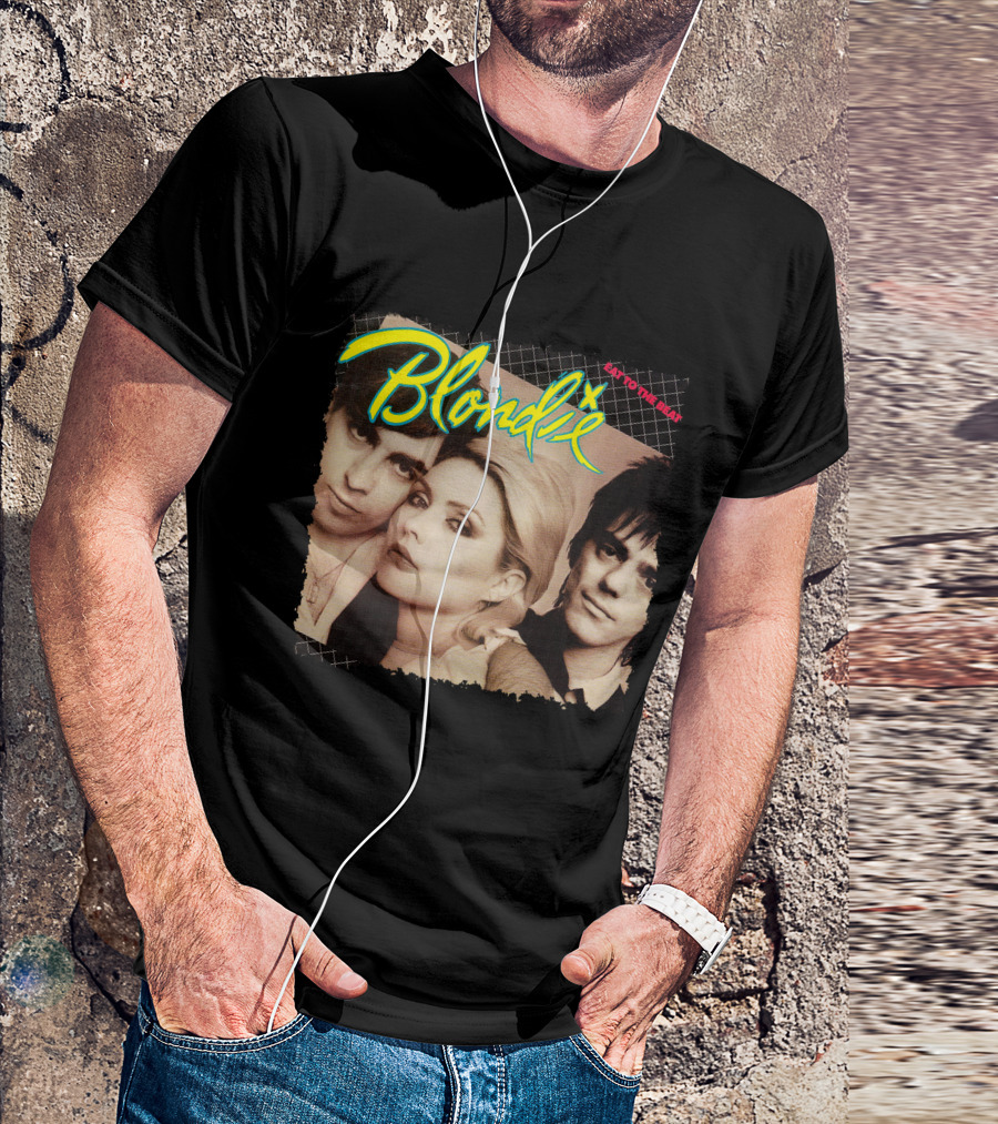 Blondie Eat To The Beat Album Cover Vintage Style T-Shirt
